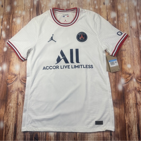NWT Air Jordan Paris Saint-Germain Player Edition 2021 Season Sports Medium - Picture 14 of 14